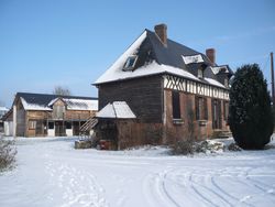 La Cacheterie sous la neige